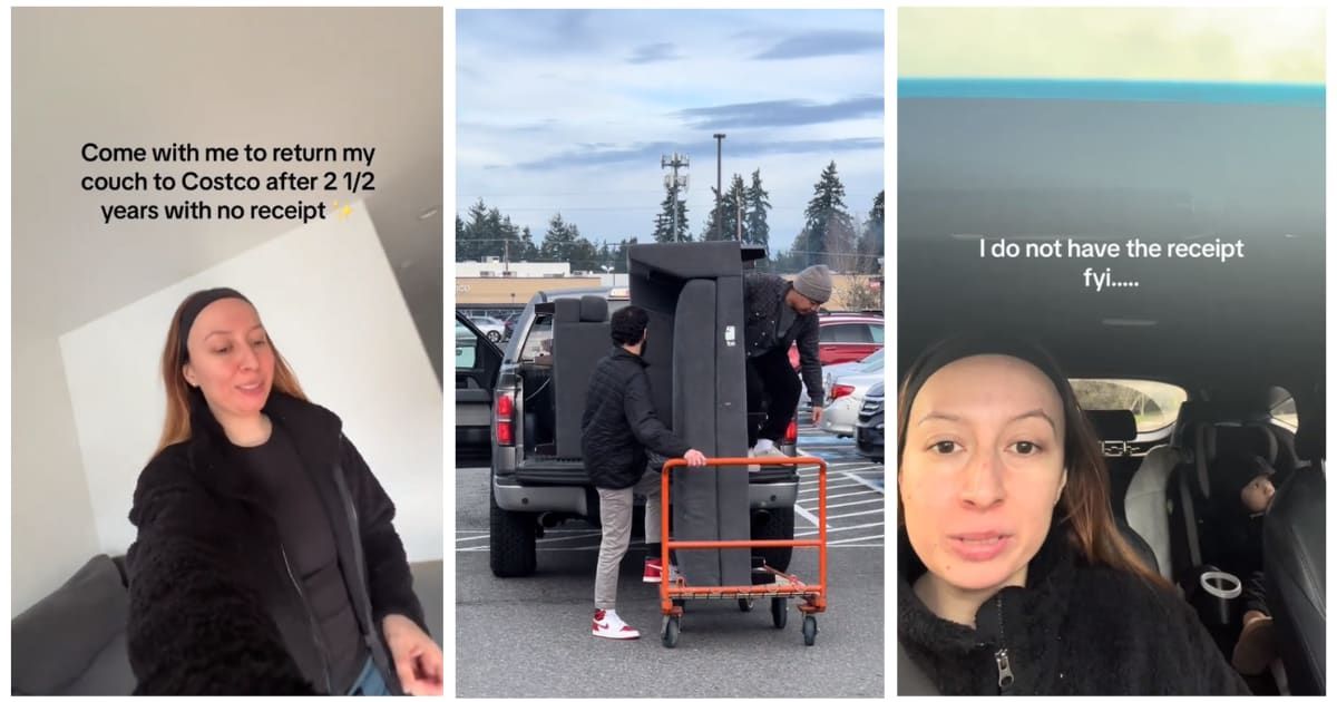 This Woman Just Returned a Couch To Costco After Using It For Over 2