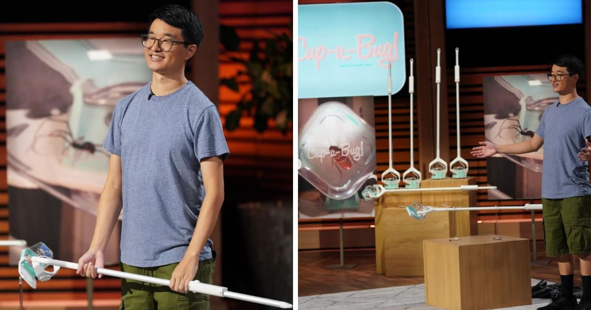 Justin Huang's 'Cup-a-Bug' Lands $75K Shark Tank Deal With Mark Cuban